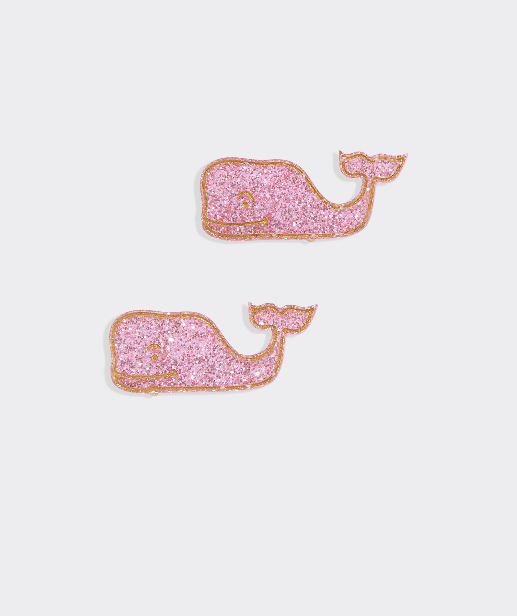 Girls' Glitter Whale Hair Clips