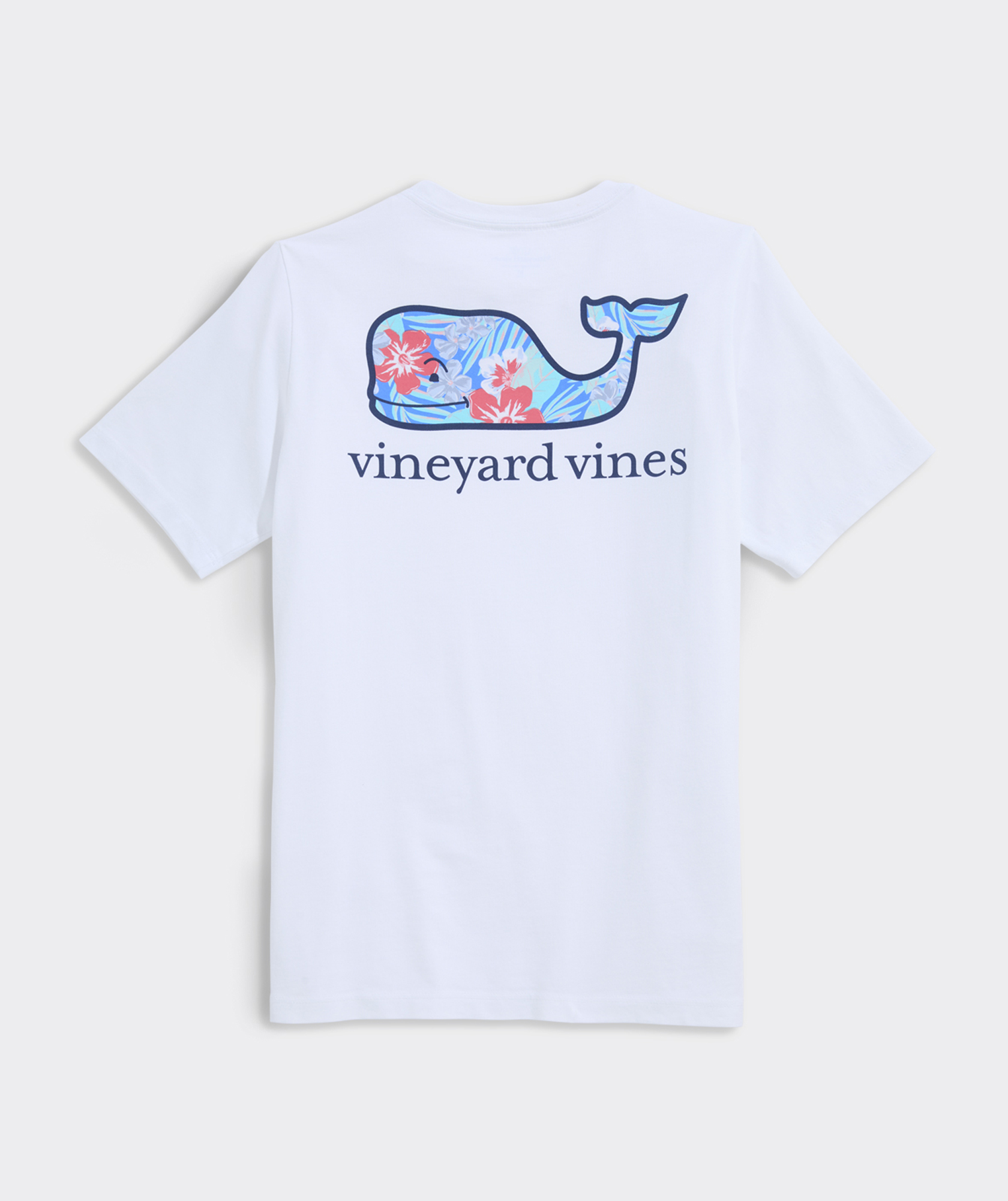 Boysâ Vintage Chappy Floral Whale Short-Sleeve Pocket Tee