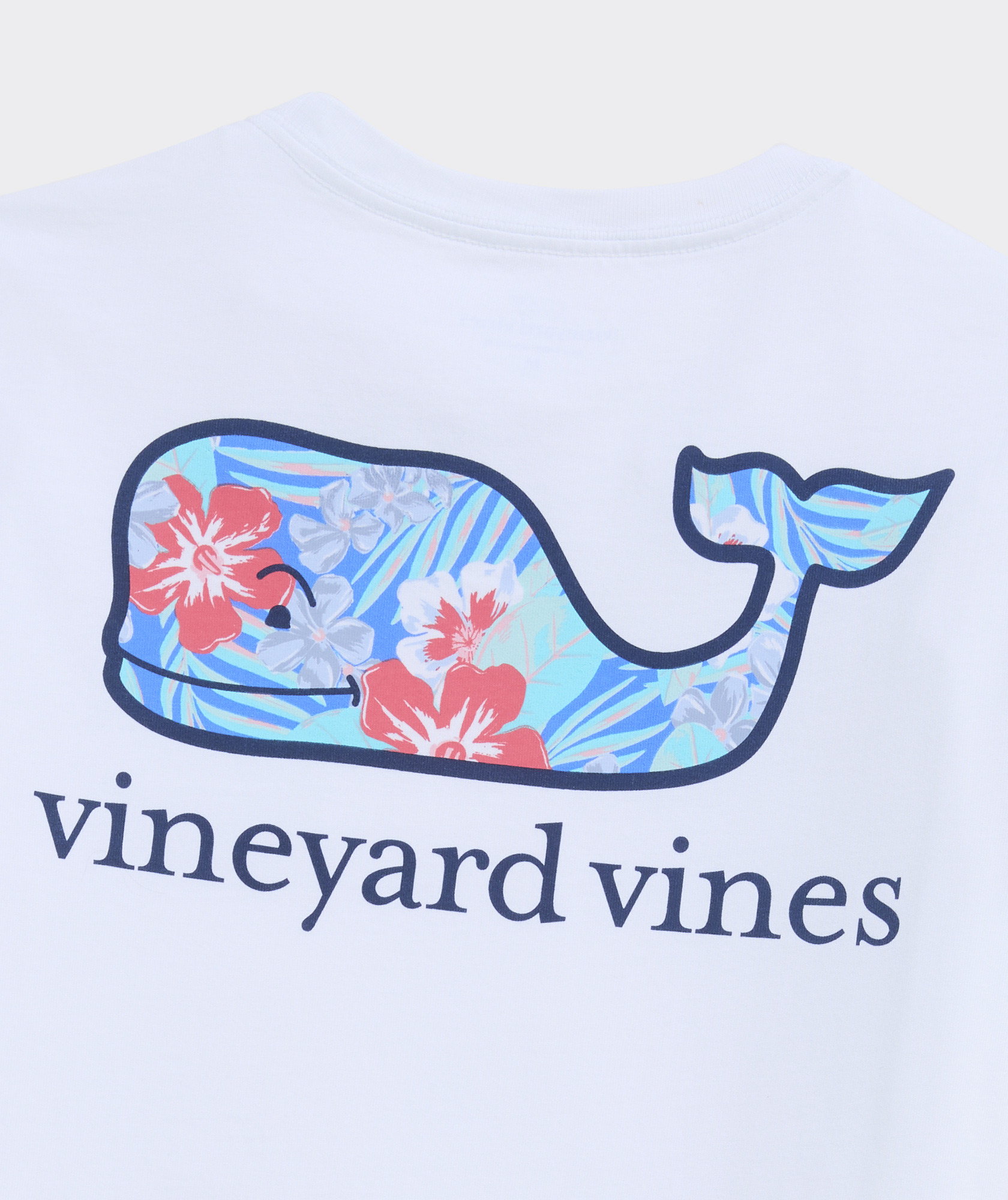 Boysâ Vintage Chappy Floral Whale Short-Sleeve Pocket Tee