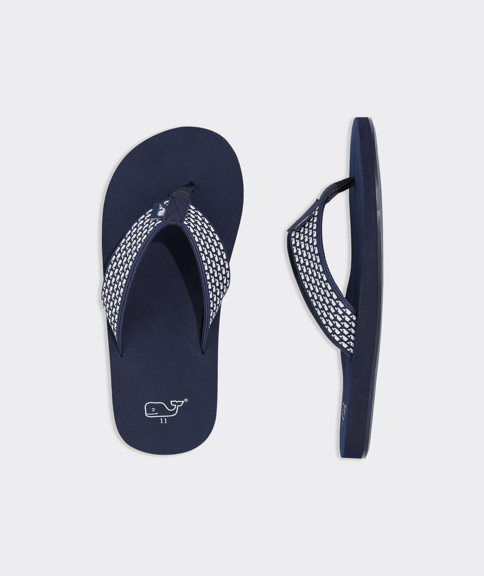 Boys' Micro Whale Foam Flip Flops