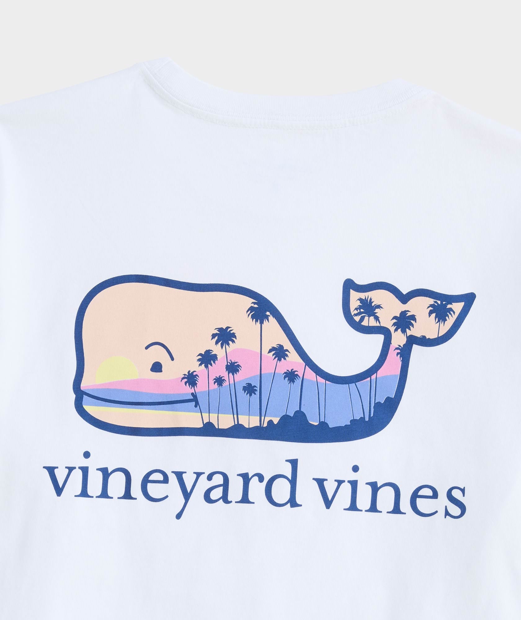Boys' Palm Tree Whale Short-Sleeve Tee